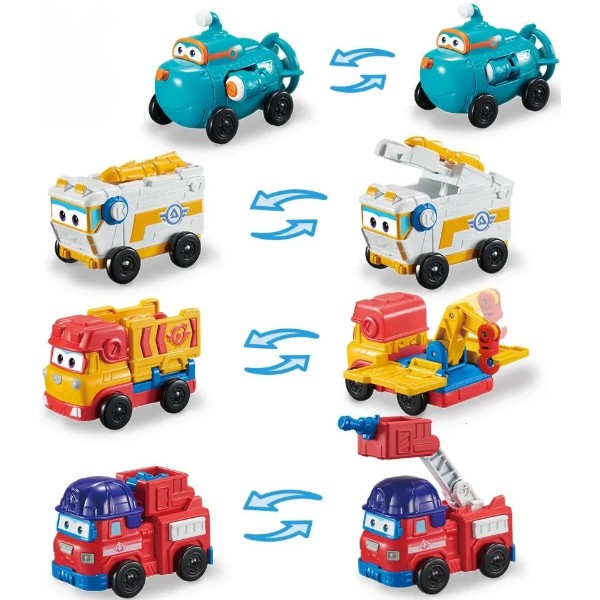 Фото - Автотранспорт Super Wings Mini Team Vehicles в асортименті (EU740130F)